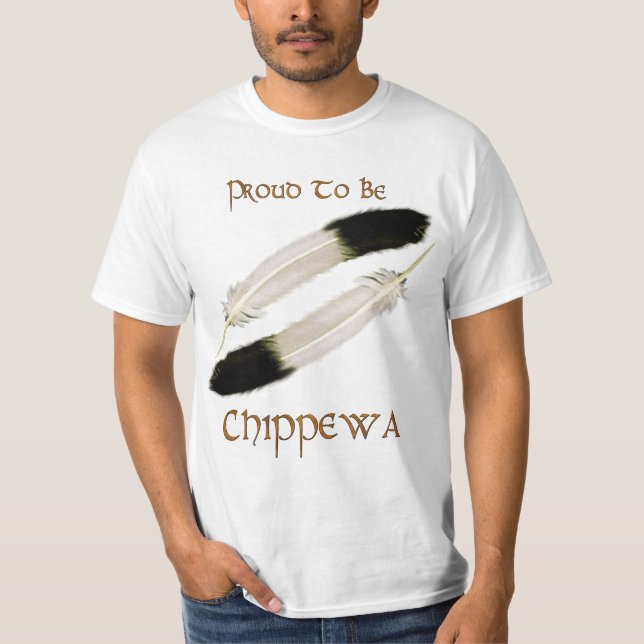 Amerikanische Ureinwohner-Reihe "STOLZ TO BE CHIPP T-Shirt (Vorderseite)