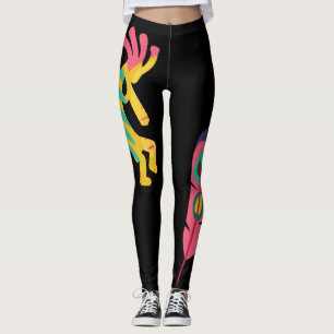 Amerikanische Ureinwohner Style Kokopelli Leggings