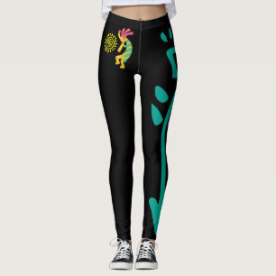 Amerikanische Ureinwohner Style Kokopelli Leggings