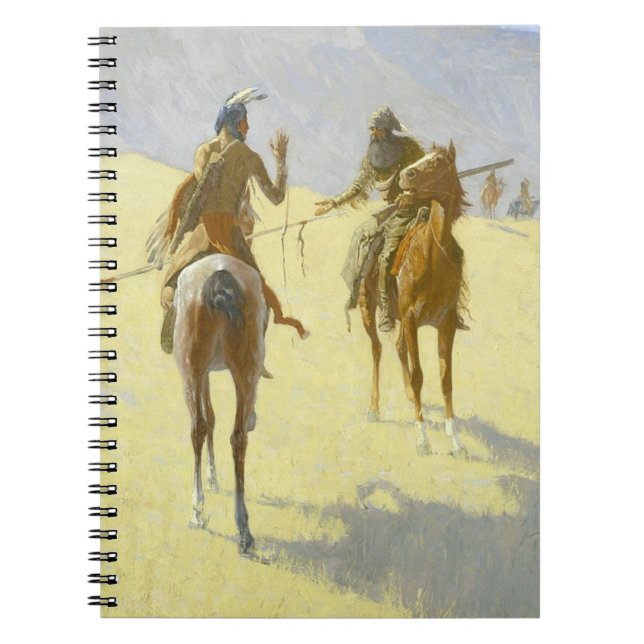 Amerikanische Ureinwohner von Remington Notizblock (Vorderseite)