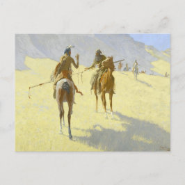 Amerikanische Ureinwohner von Remington Postkarte