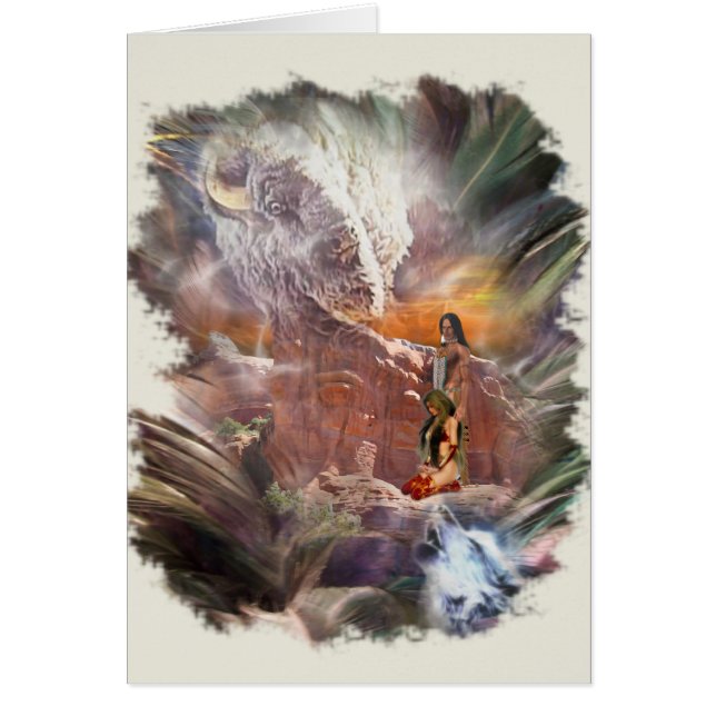 Amerikanische Ureinwohner Wedding Night Vignette (Vorne)