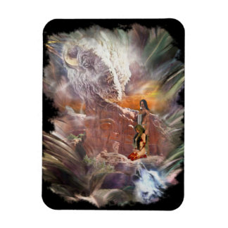 Amerikanische Ureinwohner Wedding Night Vignette Magnet