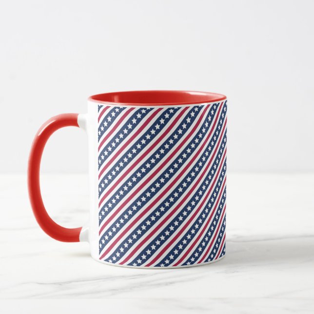 Amerikanische US Flagge Tasse (Links)