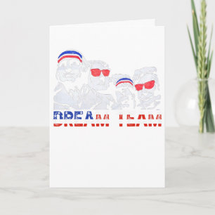 Amerikanische USA-Flagge Dream Team Lustig Patriot Karte