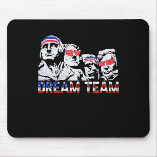 Amerikanische USA-Flagge Dream Team Lustig Patriot Mousepad