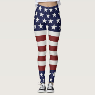 Amerikanische USA-Flaggen-patriotische am 4. Juli Leggings
