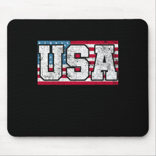 Amerikanische USA-US-Flagge 4. Juli Mousepad