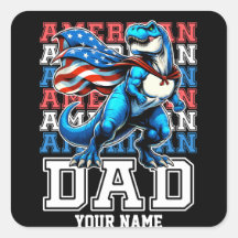 Amerikanische Vater 4. Juli Patriotic Personalisie