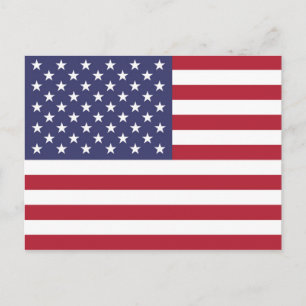 Amerikanische Vereinigte Staaten USA-Flagge Postka Postkarte