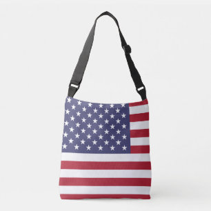 Amerikanische Vereinigte Staaten USA-Flagge Tragetaschen Mit Langen Trägern