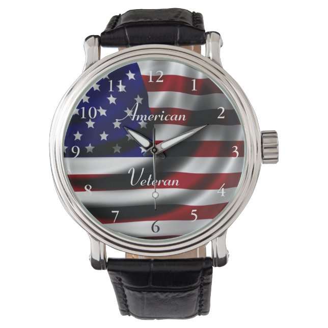 Amerikanische Veteranenwache Armbanduhr (Vorderseite)