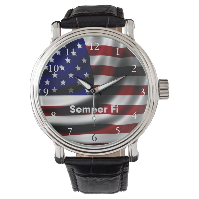 Amerikanische Veteranenwache Armbanduhr (Vorderseite)