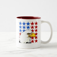 Amerikanische Weißkopfseeadler-Sterne