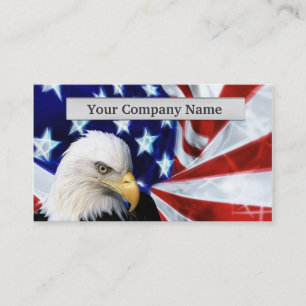 Amerikanische Weißkopfseeadler-und Visitenkarte