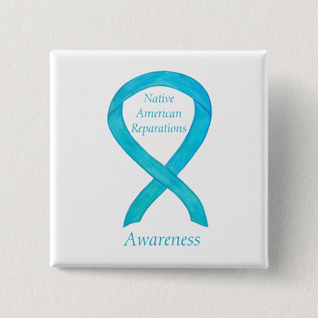 Amerikanische Wiedergutmachungs-Buttone Button (Vorderseite)