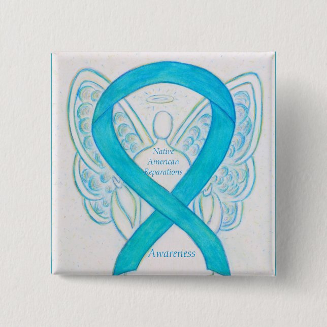 Amerikanische Wiedergutmachungs-Buttone Button (Vorderseite)