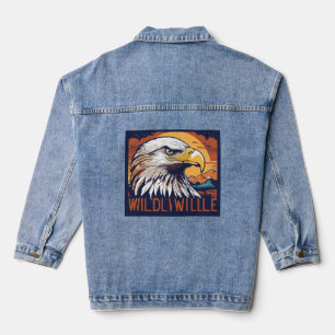 Amerikanische Wildtier-Wunder Jeansjacke