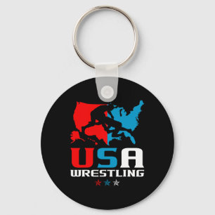 Amerikanische Wrestling Independence Day Schlüsselanhänger