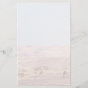 Amerikanische Wüstenpferde P8670 Briefpapier