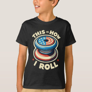 Amerikanische Yo-Yo Nostalgie USA Retro Yoyo T-Shirt