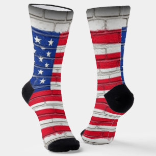 AMERIKANISCHE ZIEGELFLAGGE SOCKEN