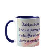 Amerikanische Zusage zur Tasse des Allegiance-Kaff