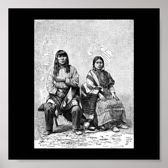 Amerikanischen Ureinwohners Poster (Vorne)
