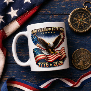 amerikanischer 250. Freiheitsjahre Patriotischer A Kaffeetasse