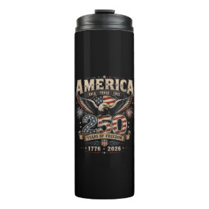 Amerikanischer 250. Jahrestag Patriotischer USA 4. Thermosbecher