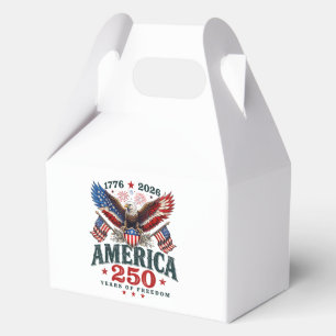 Amerikanischer 250. Jahrestag USA Patriotisch 4. J Geschenkschachtel