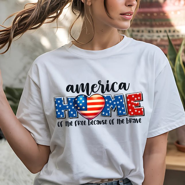 Amerikanischer 4. Juli Unabhängigkeitstag Patrioti T-Shirt (Von Creator hochgeladen)