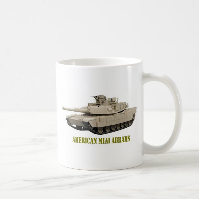 AMERIKANISCHER ABRAMS M1A1 BEHÄLTER KAFFEETASSE (Rechts)