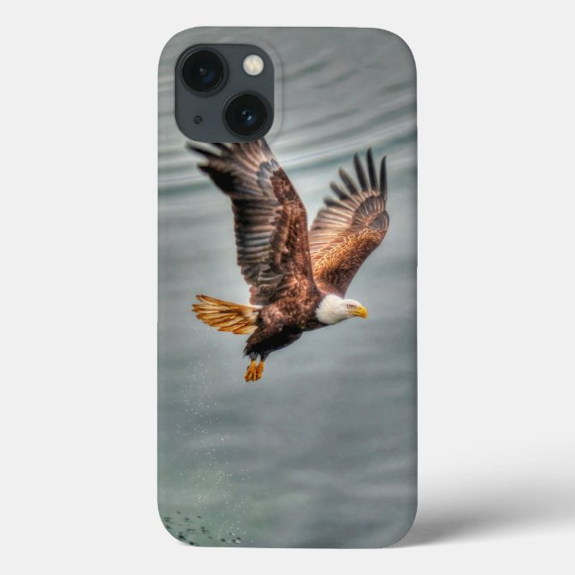 Amerikanischer Adler, der über den Ozean fliegt Case-Mate iPhone Hülle (Rückseite)