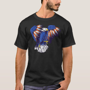 Amerikanischer Adler fliegt für Freiheit Patriotic T-Shirt