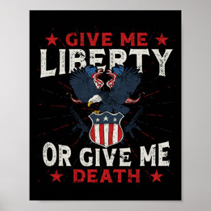 Amerikanischer Adler Gebt Freiheit oder gebt Regie Poster
