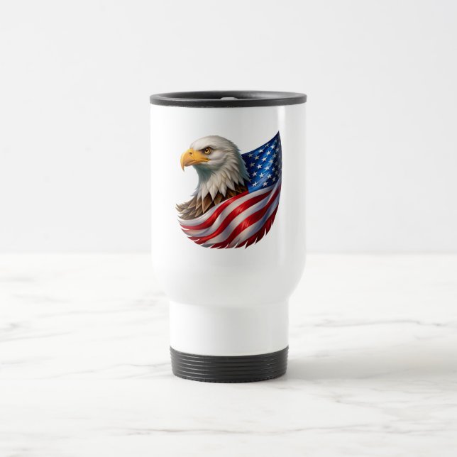 Amerikanischer Adler-Reisebecher Reisebecher (Mittel)