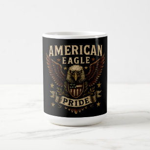 Amerikanischer Adler-Stolz – Kühne USA-Freiheit Kaffeetasse