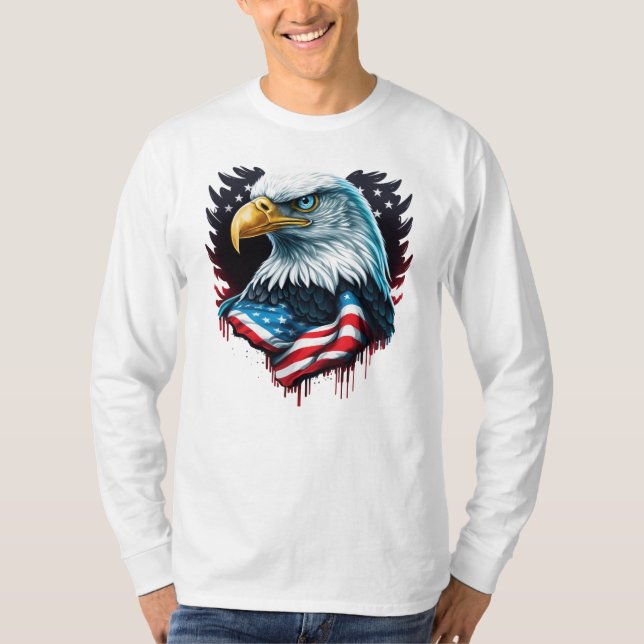 Amerikanischer Adler T-Shirt (Vorderseite)
