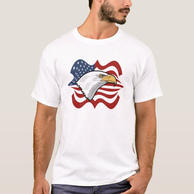 Amerikanischer Adler-T - Shirt (Vorderseite)