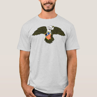 Amerikanischer Adler-Wappenschild Gott bewaffnet d T-Shirt