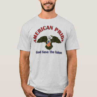 Amerikanischer Adler-Wappenvogel Gott bewaffnet de T-Shirt