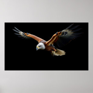 🦅 Amerikanischer Adlerangriff - Majestätische Mac Poster