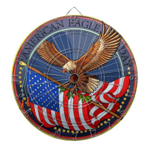 Amerikanischer Adlertag Dartscheibe