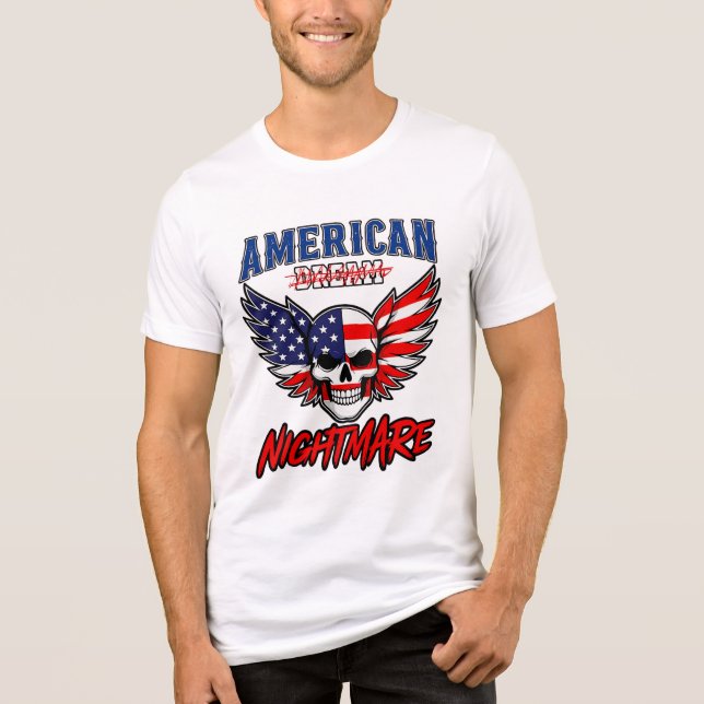 Amerikanischer Albtraum: Ein neuer Traum Tri-Blend Shirt (Vorderseite)