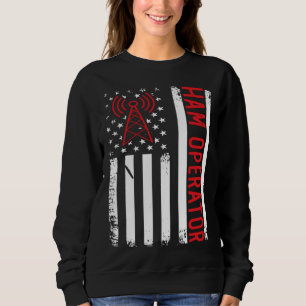 Amerikanischer Amateurfunk-Ham-Radio-Operator USA- Sweatshirt
