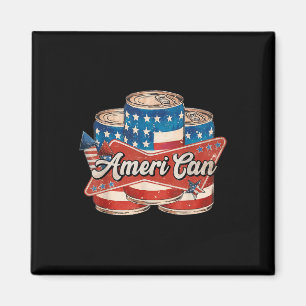Amerikanischer Ameri kann 4. Juli Retro Usa Bier P Magnet