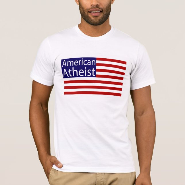 Amerikanischer atheistischer T - Shirt (Vorderseite)