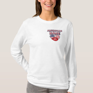 Amerikanischer Babe 4. Juli Feier T-Shirt