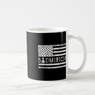 Amerikanischer Badminton USA-Flagge Shuttles Lusti Kaffeetasse